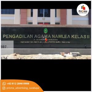 Huruf Timbul Custom Terbaik di Surabaya