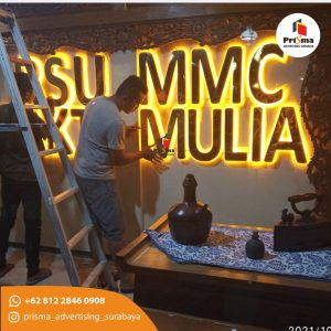Jasa Huruf Timbul Custom Terbaik di Surabaya