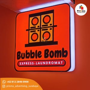 Jasa Neon Box 2 Sisi Sidoarjo