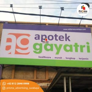 Papan Nama Apotek Surabaya