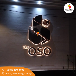 huruf timbul stainless