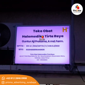 Jasa Papan Nama Toko Obat