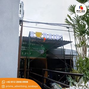 web Jasa Huruf Timbul Custom Dua Kata