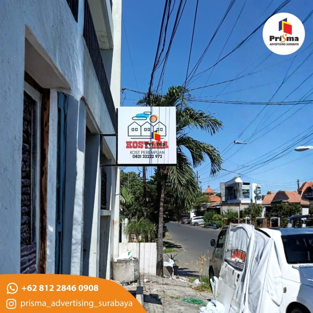 web Jasa Pembuatan Neonbox Kost Surabaya