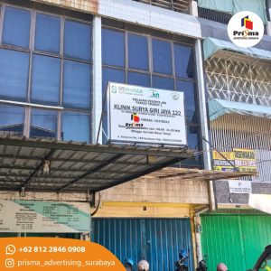 Jasa Produksi Neonbox Klinik 1 Sisi Di Kenjeran web
