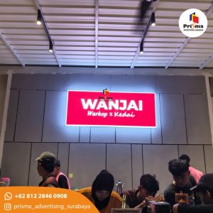 web Jasa Pembuatan Neonbox Cafe 1 Sisi Di Surabaya