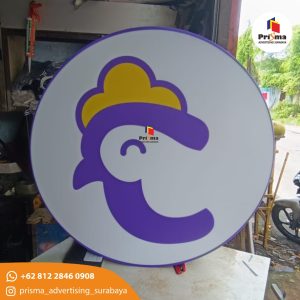 Jasa Produksi Neonbox Bulat Di Sidoarjo Utara web