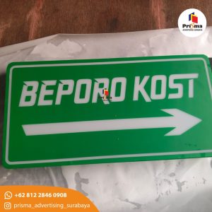 Jasa Produksi Papan Nama Tiang Profesional