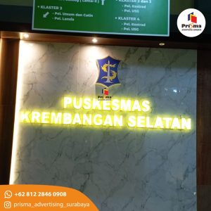 Jasa Pembuatan Dan Pemasangan Huruf Timbul Puskesmas
