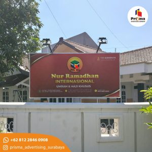 Jasa Pemasangan Papan Nama Dengan Lampu Sorot Di Gayungsari